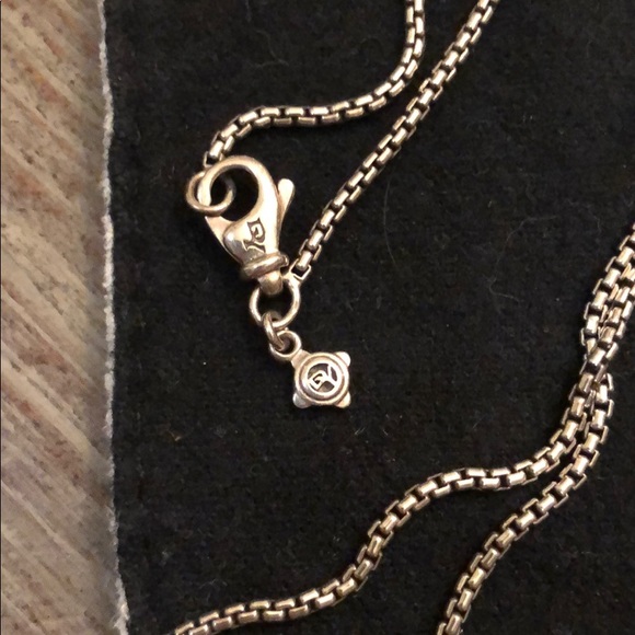 Sold David Yurman cable coil pendant w/diamonds - Picture 7 of 8
